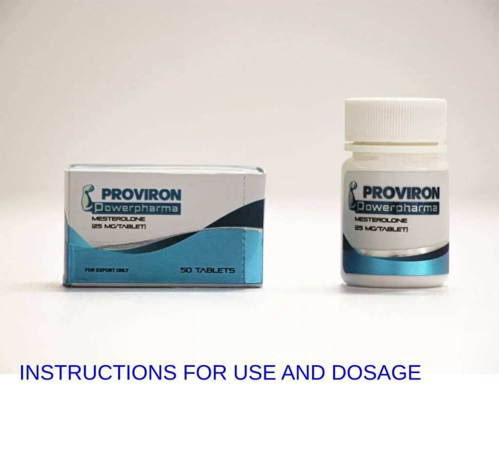 INSTRUCTIONS FOR USE AND DOSAGE