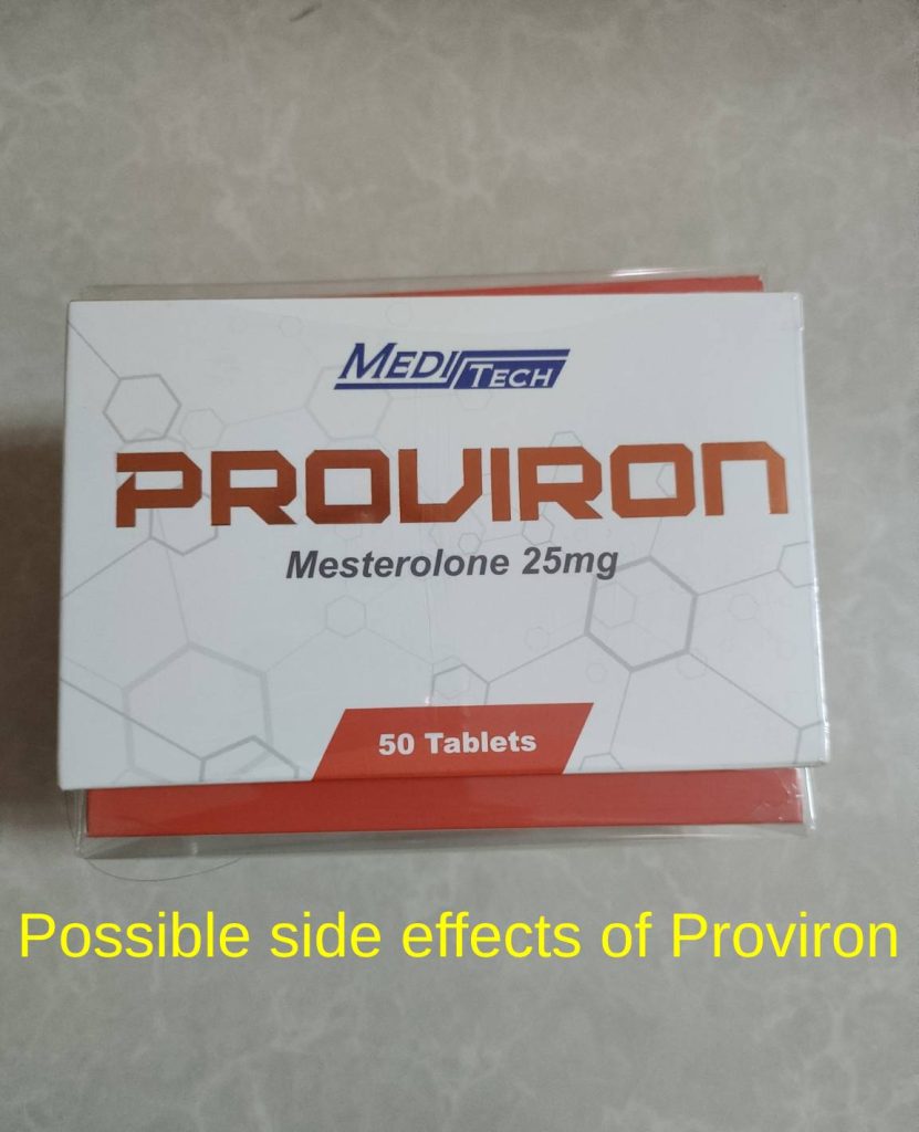 Possible side effects of Proviron