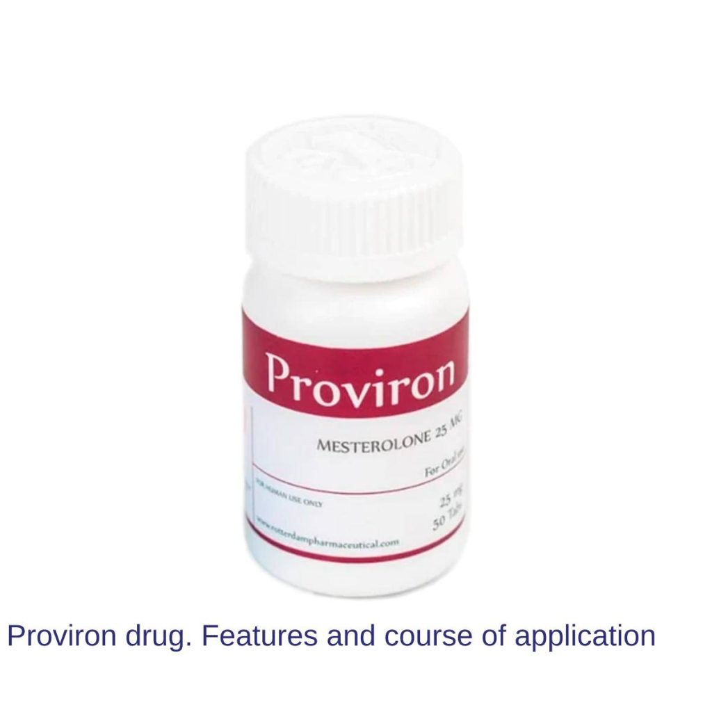Proviron drug. Features and course of application